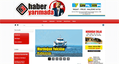 Desktop Screenshot of haberyarimada.com