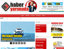 Tablet Screenshot of haberyarimada.com